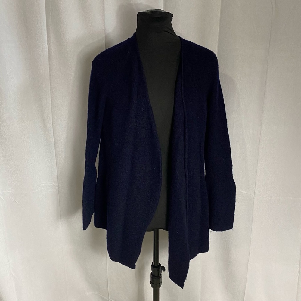 Vineyard Vines Cashmere Blend Navy Cardigan, Medium.